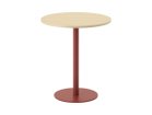 【ティーアンドオー/T&O / GOODS】のRound Table 63 / ラウンドテーブル 63 天板:メープル C-0(ウレタン塗装 / ナチュラルクリア)、脚部:レッド|ID: prp329100004941865 ipo3291000000037275545