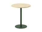 【ティーアンドオー/T&O / GOODS】のRound Table 63 / ラウンドテーブル 63 天板:アッシュ NL-0(ウレタン塗装 / ナチュラルホワイト)、脚部:グリーン|ID: prp329100004941865 ipo3291000000037275547