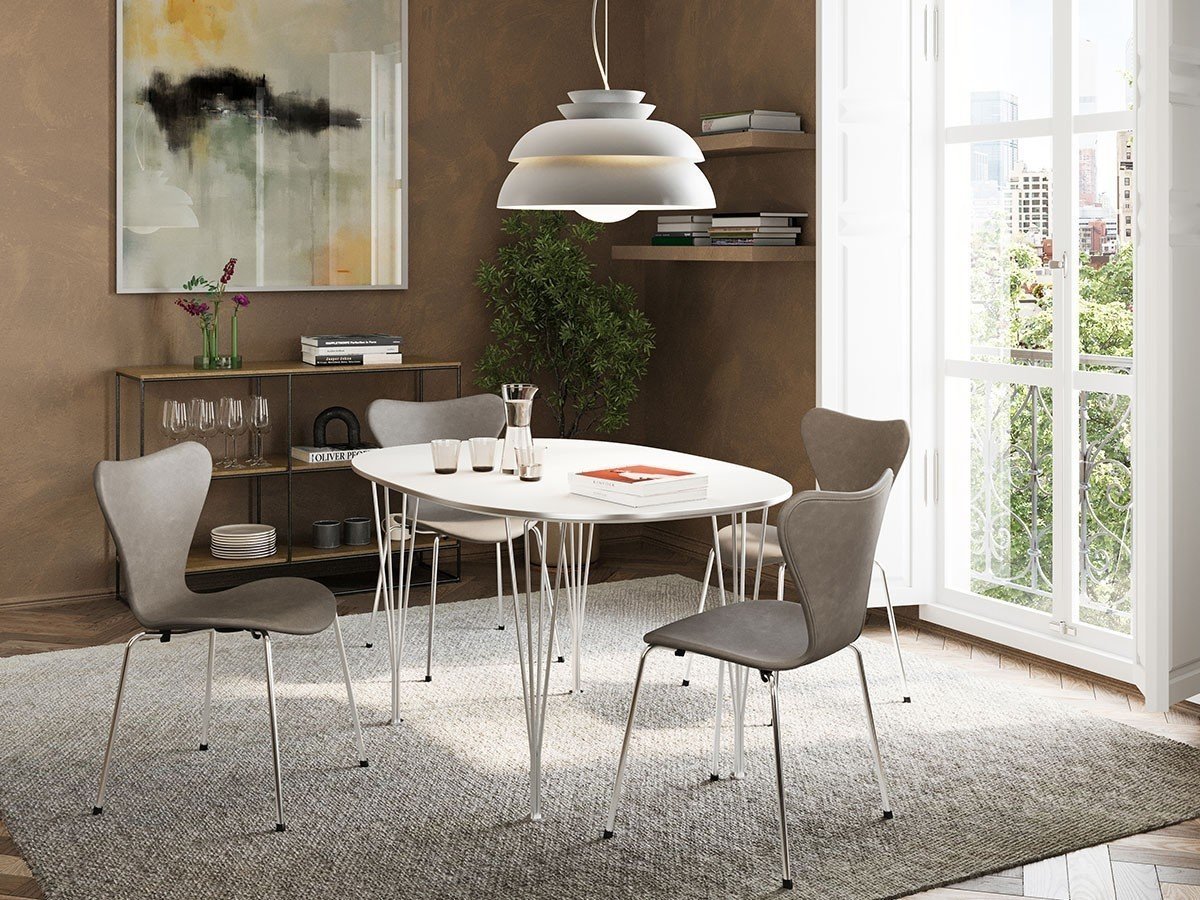 【フリッツ ハンセン/FRITZ HANSEN / GOODS】のDining Room Campaign 2026 SUPERELLIPSE / ダイニングルームキャンペーン 2026 スーパー楕円テーブル スパンレッグ B611 インテリア・キッズ・メンズ・レディースファッション・服の通販 founy(ファニー) 　テーブル　Table, Dining Table　ホーム・キャンプ・アウトドア・お取り寄せ　Home Living / Home & Lifestyle / Camping Gear / Outdoor Camping　家具・インテリア　Home Furniture & Interior. Stylish & Functional Living Spaces　テーブル　Dining, Coffee & Side Tables　ダイニングテーブル・食卓テーブル　Dining Tables　《 Dining Room Campaign 2026 開催中 》|ID: prp329100004941885 ipo3291000000037090135
