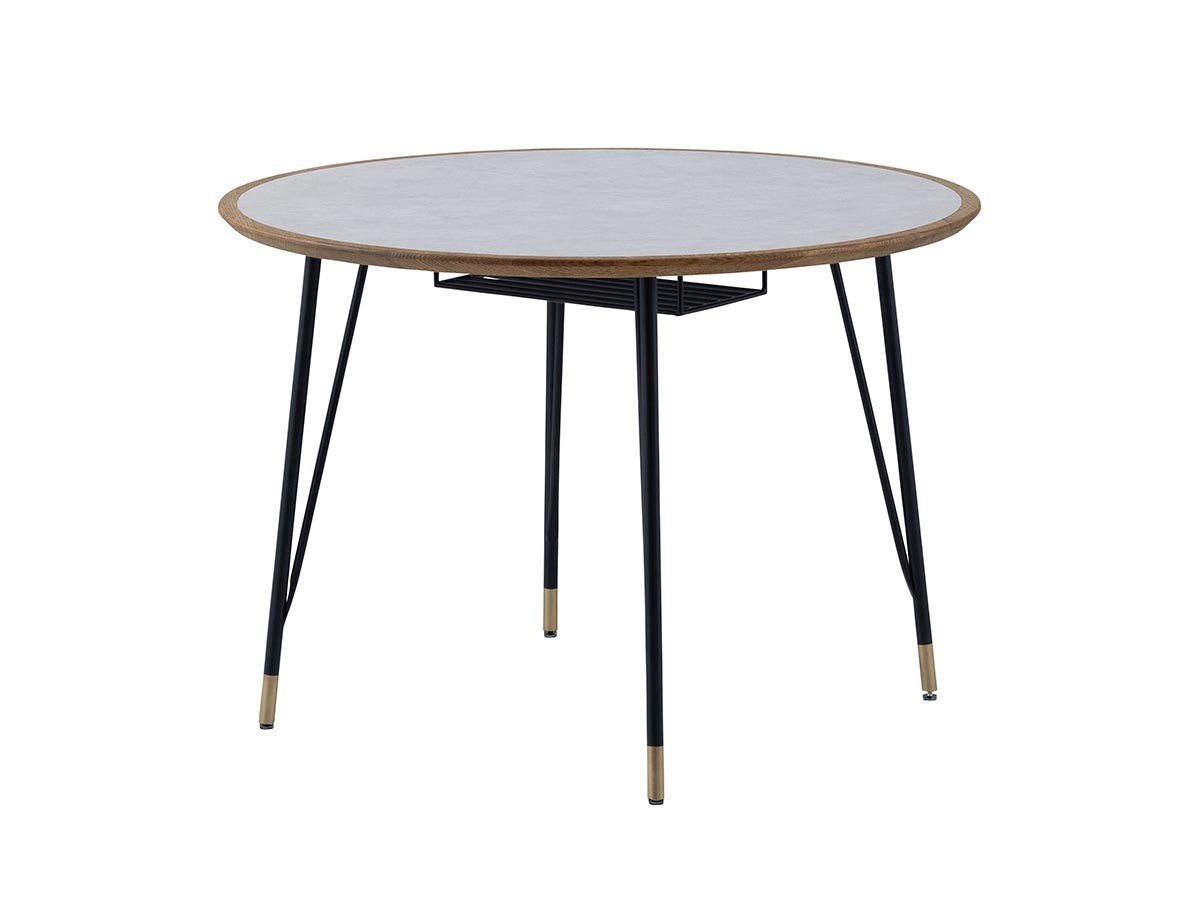 【ノラ/nora / GOODS】のMARURU DINING TABLE / マルル ダイニングテーブル メラミン天板 インテリア・キッズ・メンズ・レディースファッション・服の通販 founy(ファニー) 　送料無料　Free Shipping　テーブル　Table, Dining Table　モダン　Modern, Contemporary　ラウンド　Round, Round Neck　ホーム・キャンプ・アウトドア・お取り寄せ　Home Living / Home & Lifestyle / Camping Gear / Outdoor Camping　家具・インテリア　Home Furniture & Interior. Stylish & Functional Living Spaces　テーブル　Dining, Coffee & Side Tables　ダイニングテーブル・食卓テーブル　Dining Tables　ホワイト、天板下ラック:アイアンラック|ID: prp329100004941986 ipo3291000000037090692