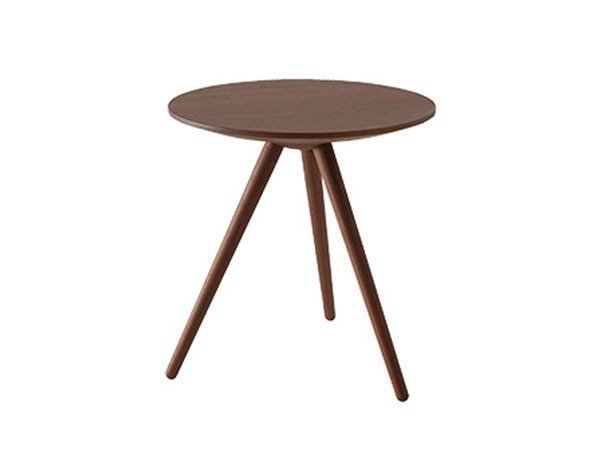 【日進木工/NISSHIN MOKKOU / GOODS】のac-cent ROUND TABLE TRITON / アクセント ラウンドテーブル トリトン インテリア・キッズ・メンズ・レディースファッション・服の通販 founy(ファニー) 　送料無料　Free Shipping　コンパクト　Compact, Small Size　テーブル　Table, Dining Table　ラウンド　Round, Round Neck　ホーム・キャンプ・アウトドア・お取り寄せ　Home Living / Home & Lifestyle / Camping Gear / Outdoor Camping　家具・インテリア　Home Furniture & Interior. Stylish & Functional Living Spaces　テーブル　Dining, Coffee & Side Tables　サイドテーブル・ナイトテーブル　Side & End Tables　ウッド:ブラックウォールナット材 WN|ID: prp329100004942000 ipo3291000000037090785