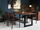 【マスターウォール/MASTERWAL / GOODS】のWILDWOOD DINING TABLE / ワイルドウッド ダイニングテーブル スチールレッグス 人気、トレンドファッション・服の通販 founy(ファニー) テーブル Table, Dining Table バランス Balance, Style Balance フォルム Silhouette, Form フレーム Frame, Outline モダン Modern, Contemporary ホーム・キャンプ・アウトドア・お取り寄せ Home Living / Home & Lifestyle / Camping Gear / Outdoor Camping 家具・インテリア Home Furniture & Interior. Stylish & Functional Living Spaces テーブル Dining, Coffee & Side Tables ダイニングテーブル・食卓テーブル Dining Tables thumbnail ウッド:ウォールナット、サイズ:幅140cm|ID: prp329100004942080 ipo3291000000037091348