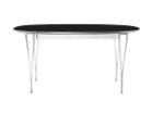 【フリッツ ハンセン/FRITZ HANSEN / GOODS】のTABLE SERIES SUPERELLIPSE / テーブルシリーズ 延長式テーブル スパンレッグ B619 天板:ラミネート / ブラック、脚部:クローム仕上|ID: prp329100004942323 ipo3291000000037275297