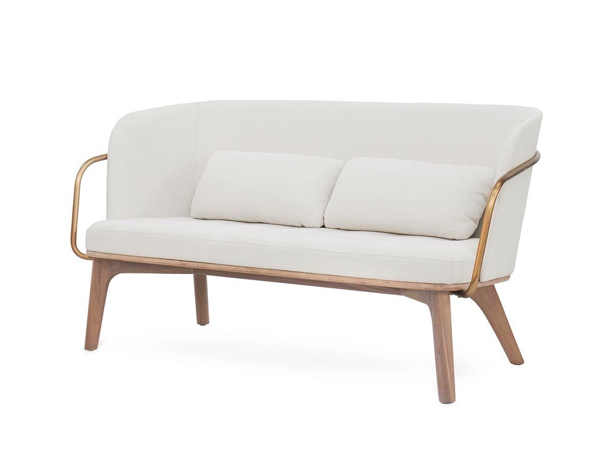 【ステラワークス/Stellar Works / GOODS】のUtility Lounge Chair Two Seater Full Back / ユーティリティ ラウンジチェア 2シーター フルバック インテリア・キッズ・メンズ・レディースファッション・服の通販 founy(ファニー) 　コレクション　Collection, Seasonal Line　ホーム・キャンプ・アウトドア・お取り寄せ　Home Living / Home & Lifestyle / Camping Gear / Outdoor Camping　家具・インテリア　Home Furniture & Interior. Stylish & Functional Living Spaces　チェア・椅子　Seating & Chairs　ラウンジチェア・リクライナー　Lounge Chairs / Recliners　張地:L493 サンフォール ナチュラル 0023(ファブリック B)、脚部:ウォルナット(ソープ)|ID: prp329100004942340 ipo3291000000037092994