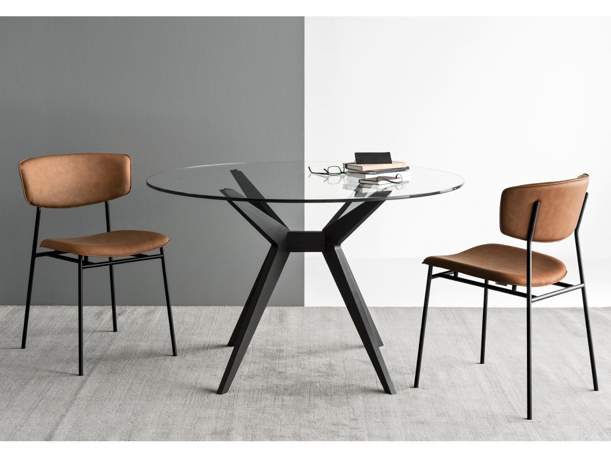 【カリガリス/Calligaris / GOODS】のFIFTIES / フィフティーズ レザー CS/1854 インテリア・キッズ・メンズ・レディースファッション・服の通販 founy(ファニー) 　送料無料　Free Shipping　トレンド　Trend, Trending Now　フレーム　Frame, Outline　モダン　Modern, Contemporary　ホーム・キャンプ・アウトドア・お取り寄せ　Home Living / Home & Lifestyle / Camping Gear / Outdoor Camping　家具・インテリア　Home Furniture & Interior. Stylish & Functional Living Spaces　チェア・椅子　Seating & Chairs　ダイニングチェア・木製チェア　Dining Chairs　参考商品|ID: prp329100004943034 ipo3291000000037100981