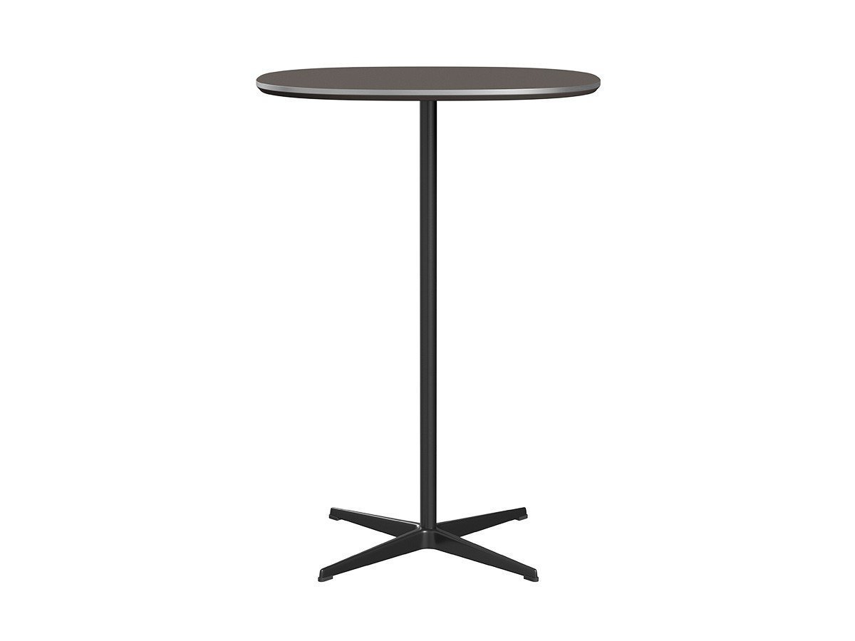 【フリッツ ハンセン/FRITZ HANSEN / GOODS】のBAR TABLE SERIES SUPERCIRCULAR / バーテーブルシリーズ スーパー円ハイテーブル A902 インテリア・キッズ・メンズ・レディースファッション・服の通販 founy(ファニー) 　サテン　Satin, Glossy Fabric　テーブル　Table, Dining Table　フレーム　Frame, Outline　ホーム・キャンプ・アウトドア・お取り寄せ　Home Living / Home & Lifestyle / Camping Gear / Outdoor Camping　家具・インテリア　Home Furniture & Interior. Stylish & Functional Living Spaces　テーブル　Dining, Coffee & Side Tables　コンソールテーブル・カウンター机　Console & Hallway Tables　天板:ラミネート / グレー、脚部:ブラック|ID: prp329100004943074 ipo3291000000037101320
