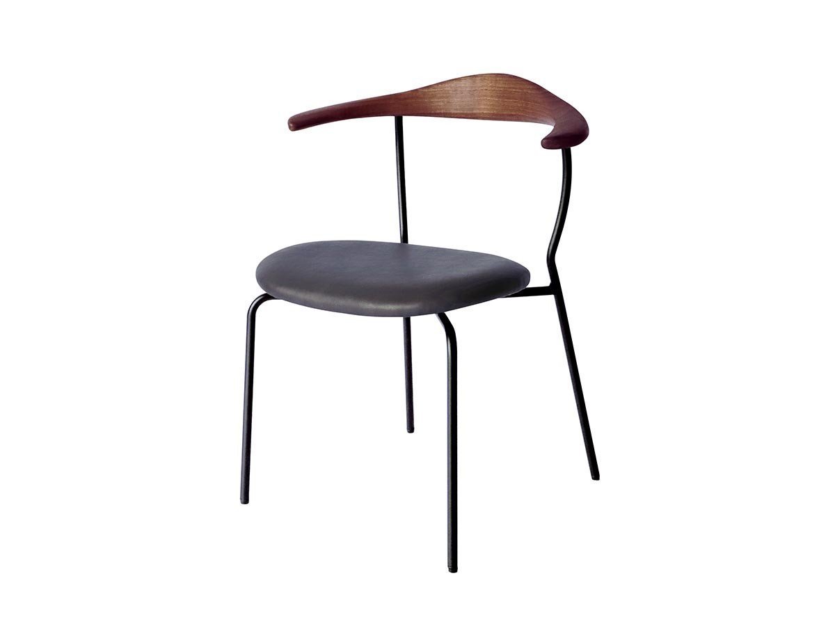 【アデペシュ/a.depeche / GOODS】のsiny chair / サイニー チェア インテリア・キッズ・メンズ・レディースファッション・服の通販 founy(ファニー) 　シンプル　Simple, Minimal　フレーム　Frame, Outline　ヴィンテージ　Vintage Style　ホーム・キャンプ・アウトドア・お取り寄せ　Home Living / Home & Lifestyle / Camping Gear / Outdoor Camping　家具・インテリア　Home Furniture & Interior. Stylish & Functional Living Spaces　チェア・椅子　Seating & Chairs　ダイニングチェア・木製チェア　Dining Chairs　アームウォルナット、張地:ダークブラウン|ID: prp329100004943147 ipo3291000000037103951