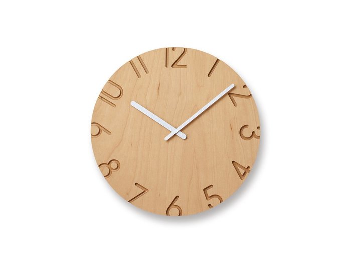 【レムノス/Lemnos / GOODS】のCARVED WOOD BIRCH / カーヴド ウッドバーチ 直径30.5cm インテリア・キッズ・メンズ・レディースファッション・服の通販 founy(ファニー) https://founy.com/ 送料無料 Free Shipping グラフィック Graphic, Graphic Design フォルム Silhouette, Form 時計 Watch, Wristwatch ホーム・キャンプ・アウトドア・お取り寄せ Home Living / Home & Lifestyle / Camping Gear / Outdoor Camping 家具・インテリア Home Furniture & Interior. Stylish & Functional Living Spaces その他 インテリア雑貨、家具 Home Decor & Furniture Extras |ID: prp329100004943208 ipo3291000000037104295