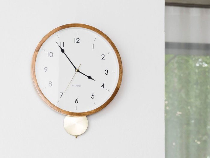 【フライミーパーラー/FLYMEe Parlor / GOODS】のWall Clock / 振り子時計 #111974 インテリア・キッズ・メンズ・レディースファッション・服の通販 founy(ファウニー) https://founy.com/ 送料無料 Free Shipping ウッド Wooden Design クラシカル Classical, Vintage-Inspired シンプル Simple, Minimal フレーム Frame, Outline 時計 Watch, Wristwatch ホーム・キャンプ・アウトドア・お取り寄せ Home Living / Home & Lifestyle / Camping Gear / Outdoor Camping 家具・インテリア Home Furniture & Interior. Stylish & Functional Living Spaces その他 インテリア雑貨、家具 Home Decor & Furniture Extras |ID: prp329100004943233 ipo3291000000037104384