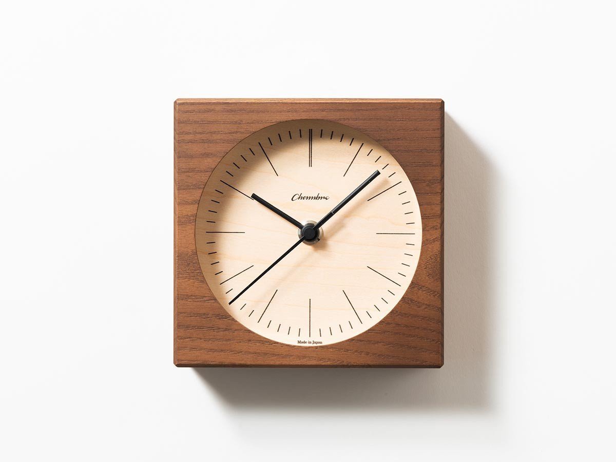 【フライミー ヴェール/FLYMEe vert / GOODS】のTable Clock / テーブルクロック #118893 インテリア・キッズ・メンズ・レディースファッション・服の通販 founy(ファニー) 　テーブル　Table, Dining Table　バランス　Balance, Style Balance　ブロック　Block, Solid Block Pattern　モダン　Modern, Contemporary　時計　Watch, Wristwatch　ホーム・キャンプ・アウトドア・お取り寄せ　Home Living / Home & Lifestyle / Camping Gear / Outdoor Camping　家具・インテリア　Home Furniture & Interior. Stylish & Functional Living Spaces　その他 インテリア雑貨、家具　Home Decor & Furniture Extras　ダークブラウン|ID: prp329100004943339 ipo3291000000037104855