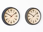 【フライミーパーラー/FLYMEe Parlor / GOODS】のWall Clock / ウォールクロック #107837 左:ブラック、右:チャコールグレー|ID: prp329100004943346 ipo3291000000037104885