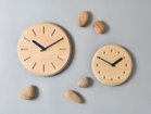 【レムノス/Lemnos / GOODS】のPaper-Wood CLOCK line / ペーパーウッド クロック ライン 左:本商品、右:同シリーズのタイプ違い|ID: prp329100004943498 ipo3291000000037105418