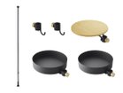【ドロー ア ライン/DRAW A LINE / GOODS】のWorkspace Set / はらぺこめがねの仕事と周辺 セット 本商品はこちらのパーツがセットになっています(ブラック)セット内容:テンションロッド|ID: prp329100004943703 ipo3291000000037106608