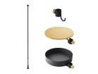 【ドロー ア ライン/DRAW A LINE / GOODS】のMy Desk Side Set / マイ デスク サイド セット 本商品はこちらのパーツがセットになっています(ブラック)セット内容:テンションロッド|ID: prp329100004943711 ipo3291000000037106647