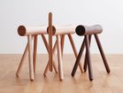 【フライミー ヴェール/FLYMEe vert / GOODS】のES STOOL & SHOEHONE / イーエス スツール & シューホーン 左から:オーク、チェリー、ウォールナット|ID: prp329100004944014 ipo3291000000037108896
