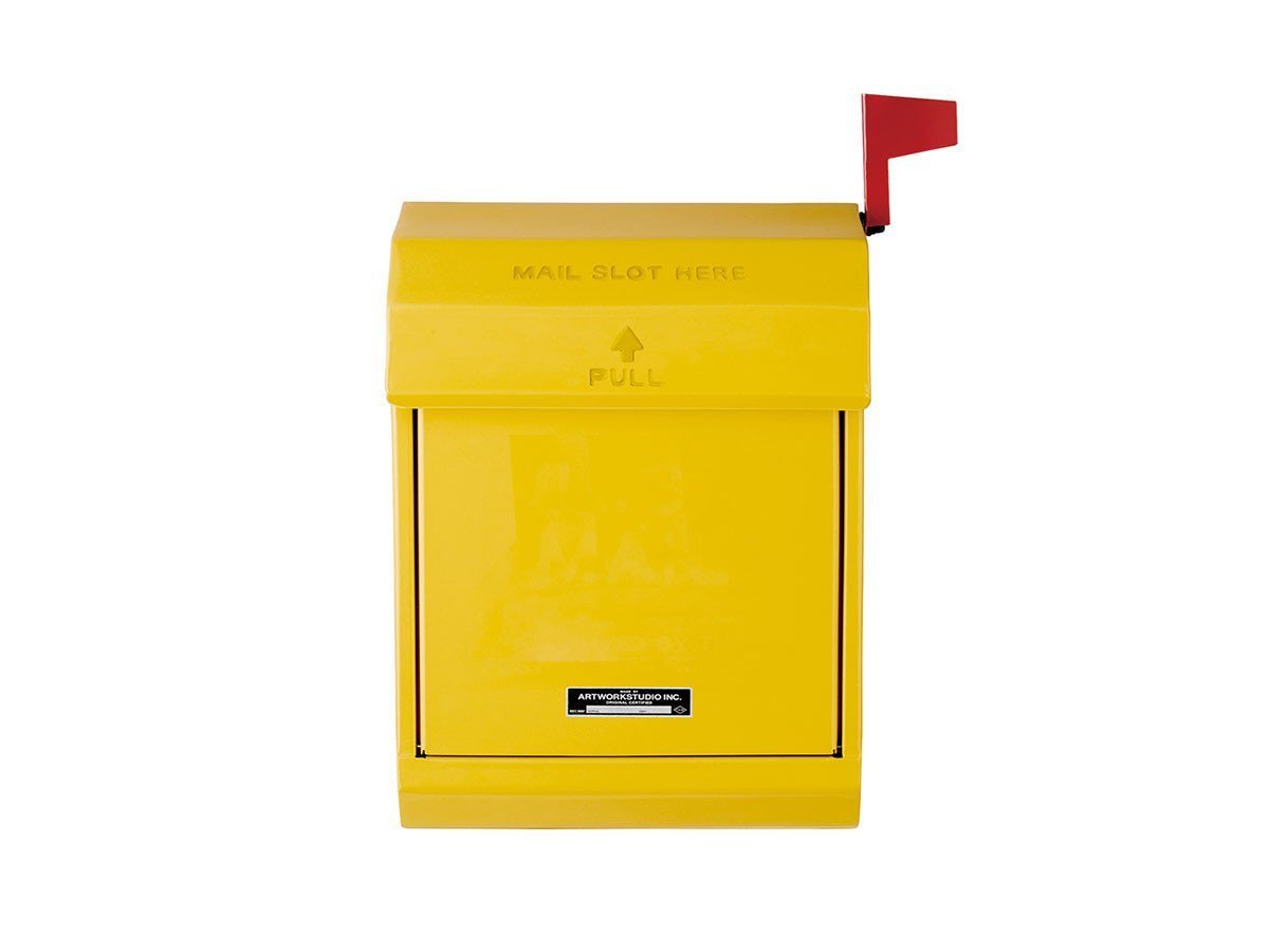 【アートワークスタジオ/ART WORK STUDIO / GOODS】のMail box 2 / メールボックス 2(フラッグ付) インテリア・キッズ・メンズ・レディースファッション・服の通販 founy(ファニー) 　送料無料　Free Shipping　アメリカン　American Style　スリム　Slim, Slim Fit　パウダー　Powder, Soft Tone　ホーム・キャンプ・アウトドア・お取り寄せ　Home Living / Home & Lifestyle / Camping Gear / Outdoor Camping　家具・インテリア　Home Furniture & Interior. Stylish & Functional Living Spaces　その他 インテリア雑貨、家具　Home Decor & Furniture Extras　イエロー|ID: prp329100004944037 ipo3291000000037109037
