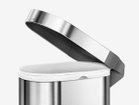 【シンプルヒューマン/SIMPLEHUMAN / GOODS】のSlim Step Can / スリム ステップカン 45L 本体上部のフタ部分を持ち上げると、簡単にゴミ袋を取り替えることができます。|ID: prp329100004944046 ipo3291000000037109097