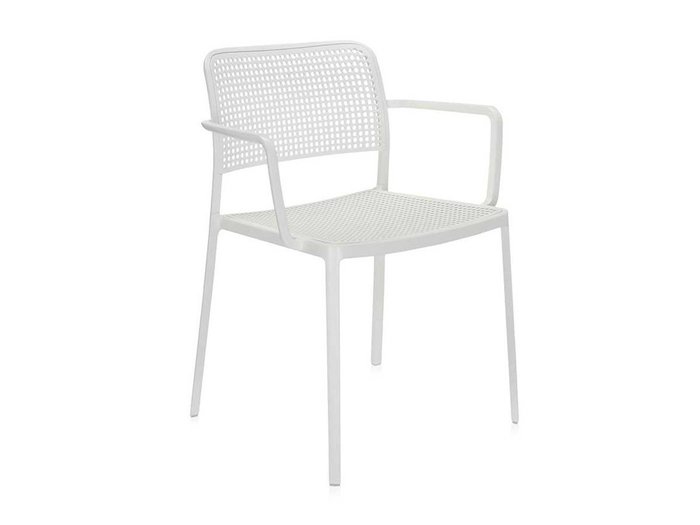 【カルテル/Kartell / GOODS】のAUDREY / オードリーアーム(ホワイトフレーム) インテリア・キッズ・メンズ・レディースファッション・服の通販 founy(ファウニー) https://founy.com/ 送料無料 Free Shipping アウトドア Outdoor Clothing ドット Polka Dot, Dot Pattern フレーム Frame, Outline |ID: prp329100004944211 ipo3291000000037110153