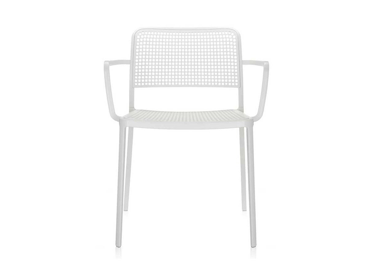 【カルテル/Kartell / GOODS】のAUDREY / オードリーアーム(ホワイトフレーム) インテリア・キッズ・メンズ・レディースファッション・服の通販 founy(ファニー) 　送料無料　Free Shipping　アウトドア　Outdoor Clothing　ドット　Polka Dot, Dot Pattern　フレーム　Frame, Outline　ホワイト|ID: prp329100004944211 ipo3291000000037110161