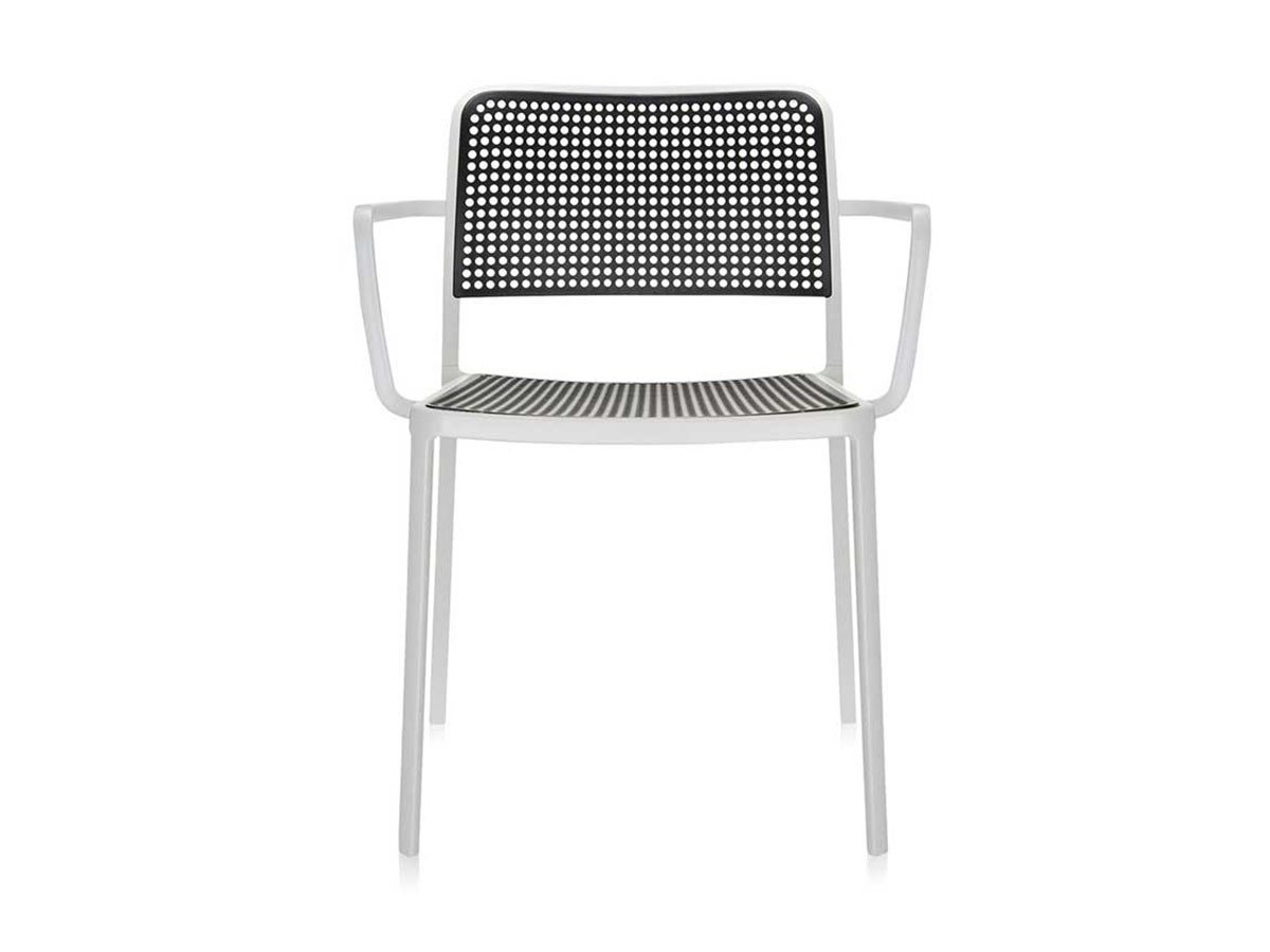 【カルテル/Kartell / GOODS】のAUDREY / オードリーアーム(ホワイトフレーム) インテリア・キッズ・メンズ・レディースファッション・服の通販 founy(ファニー) 　送料無料　Free Shipping　アウトドア　Outdoor Clothing　ドット　Polka Dot, Dot Pattern　フレーム　Frame, Outline　ブラック|ID: prp329100004944211 ipo3291000000037110162