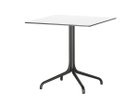 【ヴィトラ/Vitra / GOODS】のBelleville Table / ベルヴィル テーブル スクエア W750 × D750mm 天板:HPLソリッドコア材 / ホワイト(アウトドア対応)|ID: prp329100004944290 ipo3291000000037110573