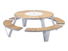 【エクストレミス/extremis / GOODS】のPantagruel picnic + Inumbra / パンタグリュエル ピクニック + インアンブラ ウッド:イロコウッド、フレーム:亜鉛メッキ × ホワイトターンテーブル|ID: prp329100004944294 ipo3291000000037110602