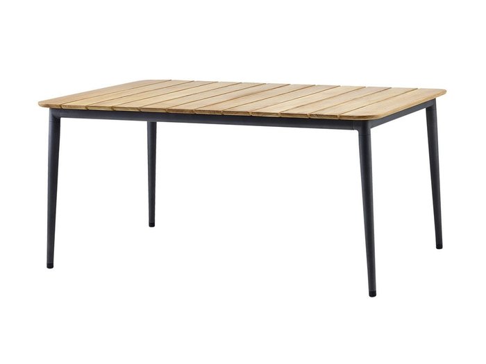 【ケインライン/Cane-line / GOODS】のCore Dining Table 160 / コア ダイニングテーブル 160 インテリア・キッズ・メンズ・レディースファッション・服の通販 founy(ファニー) https://founy.com/ アウトドア Outdoor Clothing オイル Body Oil シルバー Silver, Metallic Silver テーブル Table, Dining Table フォルム Silhouette, Form |ID: prp329100004944356 ipo3291000000037110953