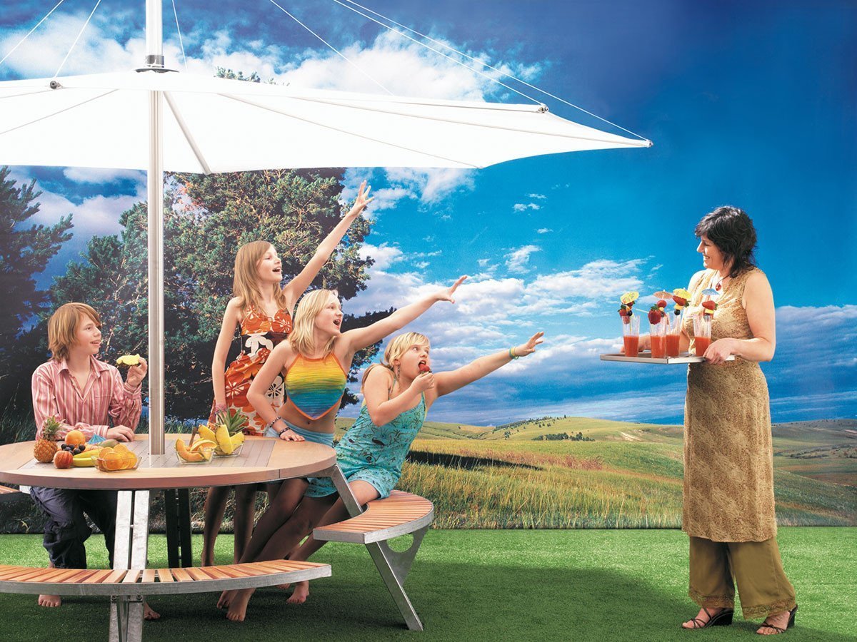 【エクストレミス/extremis / GOODS】のGargantua + Inumbrina / ガルガンチュア + インアンブリーナ Φ380 インテリア・キッズ・メンズ・レディースファッション・服の通販 founy(ファニー) 　アウトドア　Outdoor Clothing　コンパクト　Compact, Small Size　傘　Umbrella, Parasol　軽量　Lightweight, Ultra Light　シンプル　Simple, Minimal　テーブル　Table, Dining Table　ファブリック　Fabric, Textile　プレート　Plate, Dish　ビジネス 仕事 通勤　Business / Work / Commuting　参考イメージ|ID: prp329100004944397 ipo3291000000037111179