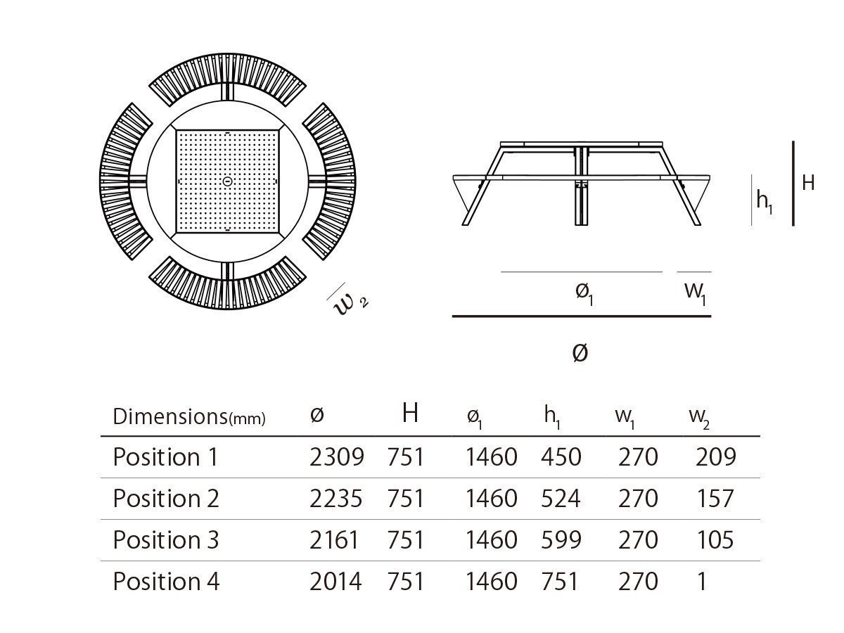 【エクストレミス/extremis / GOODS】のGargantua + Inumbrina / ガルガンチュア + インアンブリーナ Φ380 インテリア・キッズ・メンズ・レディースファッション・服の通販 founy(ファニー) 　アウトドア　Outdoor Clothing　コンパクト　Compact, Small Size　傘　Umbrella, Parasol　軽量　Lightweight, Ultra Light　シンプル　Simple, Minimal　テーブル　Table, Dining Table　ファブリック　Fabric, Textile　プレート　Plate, Dish　ビジネス 仕事 通勤　Business / Work / Commuting　「ガルガンチュア」寸法図|ID: prp329100004944397 ipo3291000000037111189