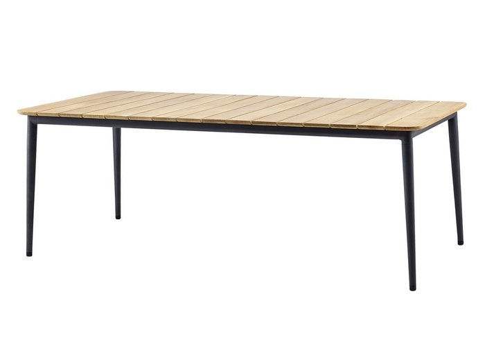 【ケインライン/Cane-line / GOODS】のCore Dining Table 210 / コア ダイニングテーブル 210 インテリア・キッズ・メンズ・レディースファッション・服の通販 founy(ファニー) https://founy.com/ アウトドア Outdoor Clothing オイル Body Oil シルバー Silver, Metallic Silver テーブル Table, Dining Table フォルム Silhouette, Form |ID: prp329100004944446 ipo3291000000037111515