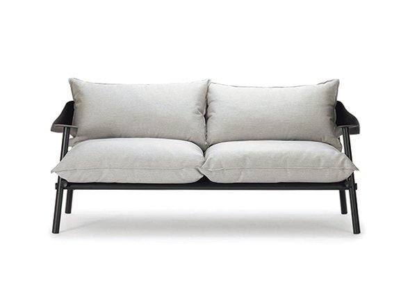 【エムエム/emuemu / GOODS】のTerramare 2P Sofa / テラマーレ 2人掛けソファ インテリア・キッズ・メンズ・レディースファッション・服の通販 founy(ファニー) 　アウトドア　Outdoor Clothing　エレガント 上品　Elegant　クッション　Cushion, Throw Pillow　シンプル　Simple, Minimal　ビンテージ　Vintage, Retro Style　ファブリック　Fabric, Textile　フェイクレザー　Faux Leather, PU Leather　フレーム　Frame, Outline　クッションのファブリックには撥水性のある素材を使用。|ID: prp329100004944648 ipo3291000000037112872