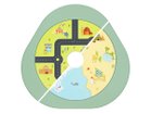 【ストッケ/STOKKE / GOODS】のSTOKKE MuTable / ストッケ ミューテーブル プレイテーブル アクティビティボード|タウン & ネイチャー片面は自然の風景、もう片面はお子|ID: prp329100004944714 ipo3291000000037113920
