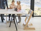 【ストッケ/STOKKE / GOODS】のTRIPP TRAPP / トリップ トラップ 組合せ例:トリップ トラップ(ナチュラル) + クラシッククッション(ノルディックグレー)|ID: prp329100004944716 ipo3291000000037113962