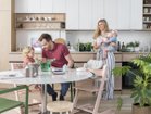 【ストッケ/STOKKE / GOODS】のTRIPP TRAPP / トリップ トラップ 組合せ例:[左]トリップ トラップ(セレーヌピンク) + クラシッククッション(廃番カラー)、[右]|ID: prp329100004944716 ipo3291000000037113971