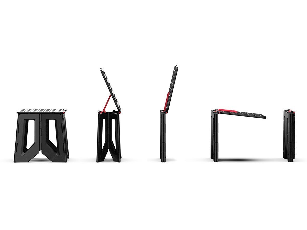 【フライミー ベーシック/FLYMEe BASIC / GOODS】のdesta / デスタ コンパクト踏み台 インテリア・キッズ・メンズ・レディースファッション・服の通販 founy(ファニー) 　コンパクト　Compact, Small Size　軽量　Lightweight, Ultra Light　シンプル　Simple, Minimal　スリム　Slim, Slim Fit　送料無料　Free Shipping　ホーム・キャンプ・アウトドア・お取り寄せ　Home Living / Home & Lifestyle / Camping Gear / Outdoor Camping　家具・インテリア　Home Furniture & Interior. Stylish & Functional Living Spaces　その他 インテリア雑貨、家具　Home Decor & Furniture Extras　天板中折れ式ではなく、天板が270°回転して折りたたむ構造により、コンパクトさと高い強度を両立してい|ID: prp329100004944729 ipo3291000000037114370