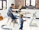 【ストッケ/STOKKE / GOODS】のTRIPP TRAPP / トリップ トラップ ベビーセット 2 組合せ例:トリップ トラップ(ホワイト) + ベビーセット(ホワイト) + クラシッククッション(廃|ID: prp329100004944855 ipo3291000000037115668