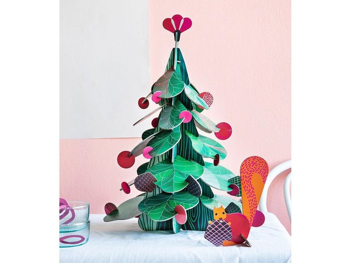 【スタジオルーフ/studio ROOF / GOODS】のChristmas Tree Squirrel / クリスマスツリー・スクワレル インテリア・キッズ・メンズ・レディースファッション・服の通販 founy(ファニー) https://founy.com/ ベビー Baby, Babywear ペーパー Paper, Kraft Paper ホリデーシーズン Holiday Season |ID: prp329100004944921 ipo3291000000037116097