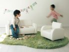 【バオバブ ランド/BAOBAB LAND / GOODS】のKids Sofa / キッズソファ 1人掛け K006 同シリーズを組み合わせることで、キッズのためだけのスペースが出来上がります。左:キッ|ID: prp329100004944996 ipo3291000000037116569