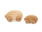 【木村木品製作所/Kimura Woodcraft Factory / GOODS】のわらはんど 森のもぐらカー / わらはんど 森のもぐらカー 左:もぐらカー 大、右:もぐらカー 小|ID: prp329100004945029 ipo3291000000037116709