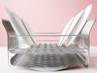 【フライミーアクセソワ/FLYMEe accessoire / GOODS】のDish Drainer / 水切りラック 縦置きタイプ 箸立て付 #110691 鳥が羽を広げているような柔らかなカーブがお皿をやさしく受け止めます。|ID: prp329100004945115 ipo3291000000037117397