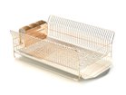 【フライミーアクセソワ/FLYMEe accessoire / GOODS】のDish Drainer / 水切りラック 横置きタイプ 箸立て付 #110690 ローズゴールド|ID: prp329100004945184 ipo3291000000037117820