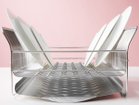 【フライミーアクセソワ/FLYMEe accessoire / GOODS】のDish Drainer / 水切りラック 横置きコンパクトタイプ #119521 鳥が羽を広げているような柔らかなカーブがお皿をやさしく受け止めます。|ID: prp329100004945187 ipo3291000000037117854