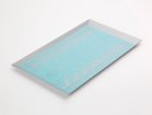 【カナヤ/KANAYA / GOODS】のSQUARE TRAY SO+02 / スクエアトレイ SO+02 トレイ:シルバー、インナープレート:ライトブルー|ID: prp329100004945240 ipo3291000000037118073