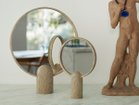 【フリッツ ハンセン/FRITZ HANSEN / GOODS】のAino Mirror Small / アイノ ミラー スモール 左:サイズ違いの「ラージ」、右:本商品|ID: prp329100004945344 ipo3291000000037118482
