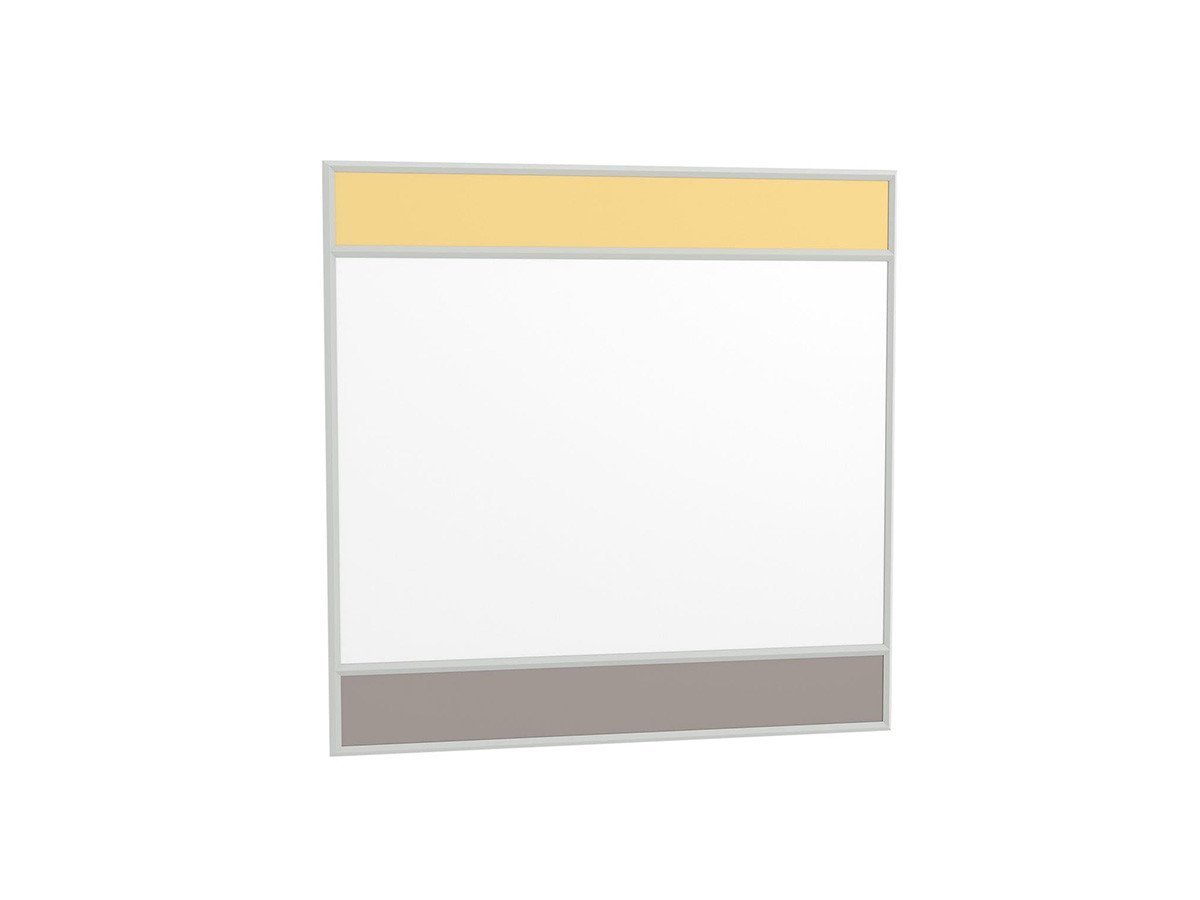 【マジス/MAGIS / GOODS】のVITRAIL / ヴィトレイル インテリア・キッズ・メンズ・レディースファッション・服の通販 founy(ファニー) 　送料無料　Free Shipping　アンティーク　Antique-Inspired　オーバル　Oval Design　ガラス　Glass, Glassware　コレクション　Collection, Seasonal Line　ストライプ　Stripe, Striped Pattern　フレーム　Frame, Outline　ホーム・キャンプ・アウトドア・お取り寄せ　Home Living / Home & Lifestyle / Camping Gear / Outdoor Camping　家具・インテリア　Home Furniture & Interior. Stylish & Functional Living Spaces　ミラー・ドレッサー　Mirrors & Dressers　壁掛けミラー・全身鏡・スタンドミラー　Wall Mirror　ホーム・キャンプ・アウトドア・お取り寄せ　Home Living / Home & Lifestyle / Camping Gear / Outdoor Camping　家具・インテリア　Home Furniture & Interior. Stylish & Functional Living Spaces　ミラー・ドレッサー　Mirrors & Dressers　ドレッサー・ミラー付き化粧台　Vanity Table for Bedroom　フレームライトグレイフレーム、サイズ:50 × 50cm (ミラー:ブラウン + イエロー)|ID: prp329100004945346 ipo3291000000037118488