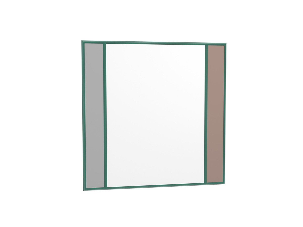 【マジス/MAGIS / GOODS】のVITRAIL / ヴィトレイル インテリア・キッズ・メンズ・レディースファッション・服の通販 founy(ファニー) 　送料無料　Free Shipping　アンティーク　Antique-Inspired　オーバル　Oval Design　ガラス　Glass, Glassware　コレクション　Collection, Seasonal Line　ストライプ　Stripe, Striped Pattern　フレーム　Frame, Outline　ホーム・キャンプ・アウトドア・お取り寄せ　Home Living / Home & Lifestyle / Camping Gear / Outdoor Camping　家具・インテリア　Home Furniture & Interior. Stylish & Functional Living Spaces　ミラー・ドレッサー　Mirrors & Dressers　壁掛けミラー・全身鏡・スタンドミラー　Wall Mirror　ホーム・キャンプ・アウトドア・お取り寄せ　Home Living / Home & Lifestyle / Camping Gear / Outdoor Camping　家具・インテリア　Home Furniture & Interior. Stylish & Functional Living Spaces　ミラー・ドレッサー　Mirrors & Dressers　ドレッサー・ミラー付き化粧台　Vanity Table for Bedroom　フレームグリーンフレーム、サイズ:50 × 50cm (ミラー:グレイ + ブラウン)|ID: prp329100004945346 ipo3291000000037118489