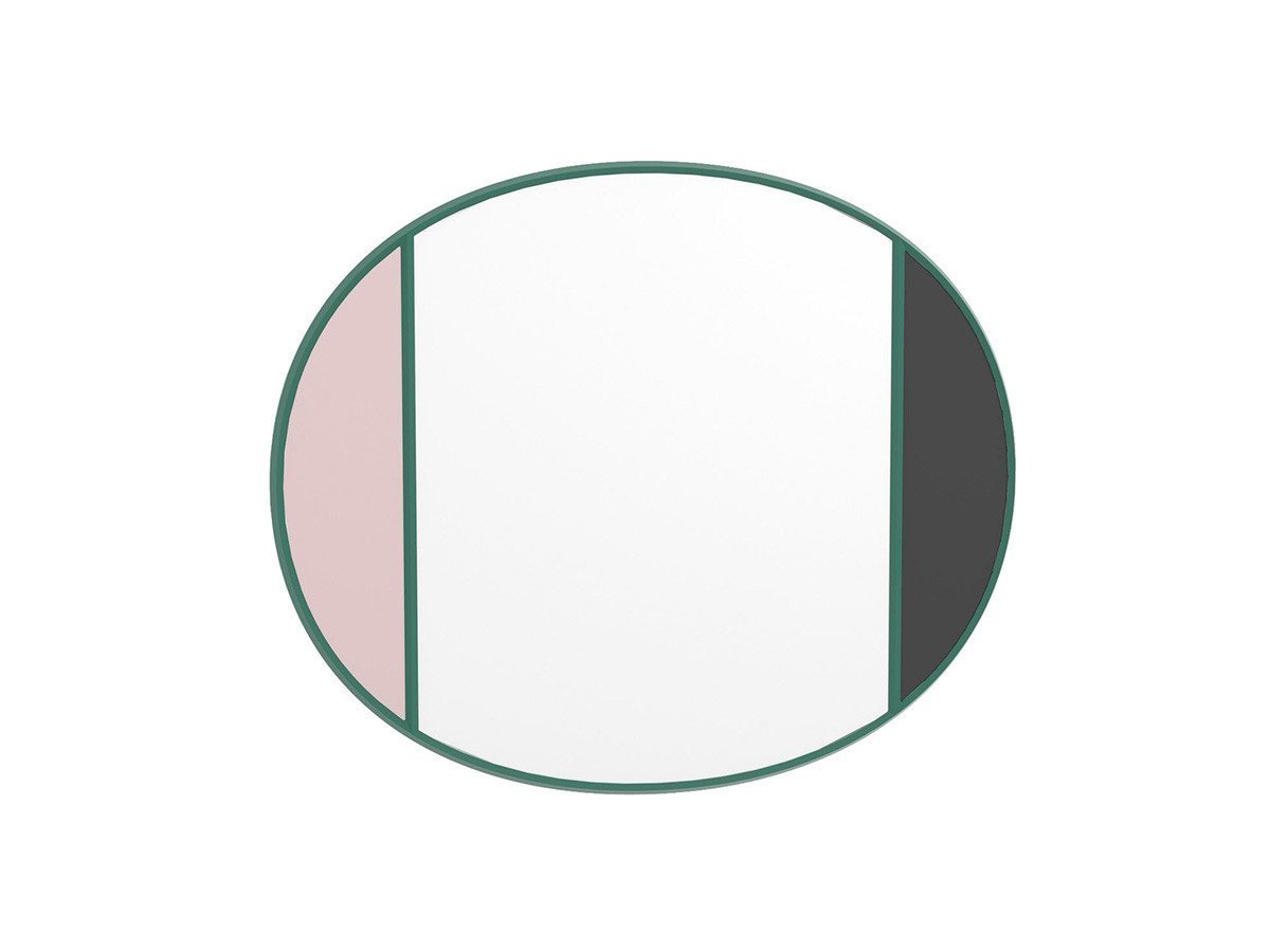 【マジス/MAGIS / GOODS】のVITRAIL / ヴィトレイル インテリア・キッズ・メンズ・レディースファッション・服の通販 founy(ファニー) 　送料無料　Free Shipping　アンティーク　Antique-Inspired　オーバル　Oval Design　ガラス　Glass, Glassware　コレクション　Collection, Seasonal Line　ストライプ　Stripe, Striped Pattern　フレーム　Frame, Outline　ホーム・キャンプ・アウトドア・お取り寄せ　Home Living / Home & Lifestyle / Camping Gear / Outdoor Camping　家具・インテリア　Home Furniture & Interior. Stylish & Functional Living Spaces　ミラー・ドレッサー　Mirrors & Dressers　壁掛けミラー・全身鏡・スタンドミラー　Wall Mirror　ホーム・キャンプ・アウトドア・お取り寄せ　Home Living / Home & Lifestyle / Camping Gear / Outdoor Camping　家具・インテリア　Home Furniture & Interior. Stylish & Functional Living Spaces　ミラー・ドレッサー　Mirrors & Dressers　ドレッサー・ミラー付き化粧台　Vanity Table for Bedroom　フレームグリーンフレーム、サイズ:50 × 60cm (ミラー:ピンク + ブラック)|ID: prp329100004945346 ipo3291000000037118493