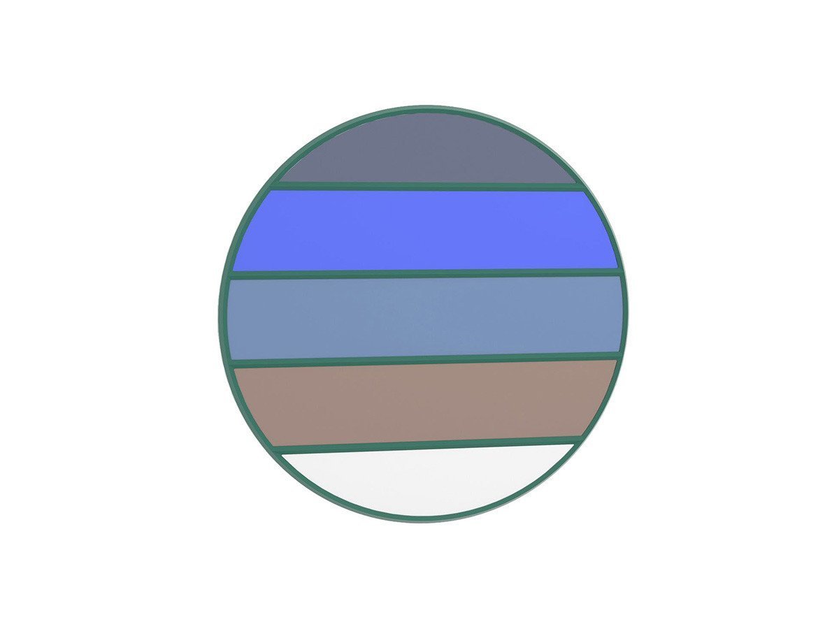 【マジス/MAGIS / GOODS】のVITRAIL / ヴィトレイル インテリア・キッズ・メンズ・レディースファッション・服の通販 founy(ファニー) 　送料無料　Free Shipping　アンティーク　Antique-Inspired　オーバル　Oval Design　ガラス　Glass, Glassware　コレクション　Collection, Seasonal Line　ストライプ　Stripe, Striped Pattern　フレーム　Frame, Outline　ホーム・キャンプ・アウトドア・お取り寄せ　Home Living / Home & Lifestyle / Camping Gear / Outdoor Camping　家具・インテリア　Home Furniture & Interior. Stylish & Functional Living Spaces　ミラー・ドレッサー　Mirrors & Dressers　壁掛けミラー・全身鏡・スタンドミラー　Wall Mirror　ホーム・キャンプ・アウトドア・お取り寄せ　Home Living / Home & Lifestyle / Camping Gear / Outdoor Camping　家具・インテリア　Home Furniture & Interior. Stylish & Functional Living Spaces　ミラー・ドレッサー　Mirrors & Dressers　ドレッサー・ミラー付き化粧台　Vanity Table for Bedroom　フレームグリーンフレーム、サイズ:直径50cm (ミラー:ピンク + ブラック)|ID: prp329100004945346 ipo3291000000037118495