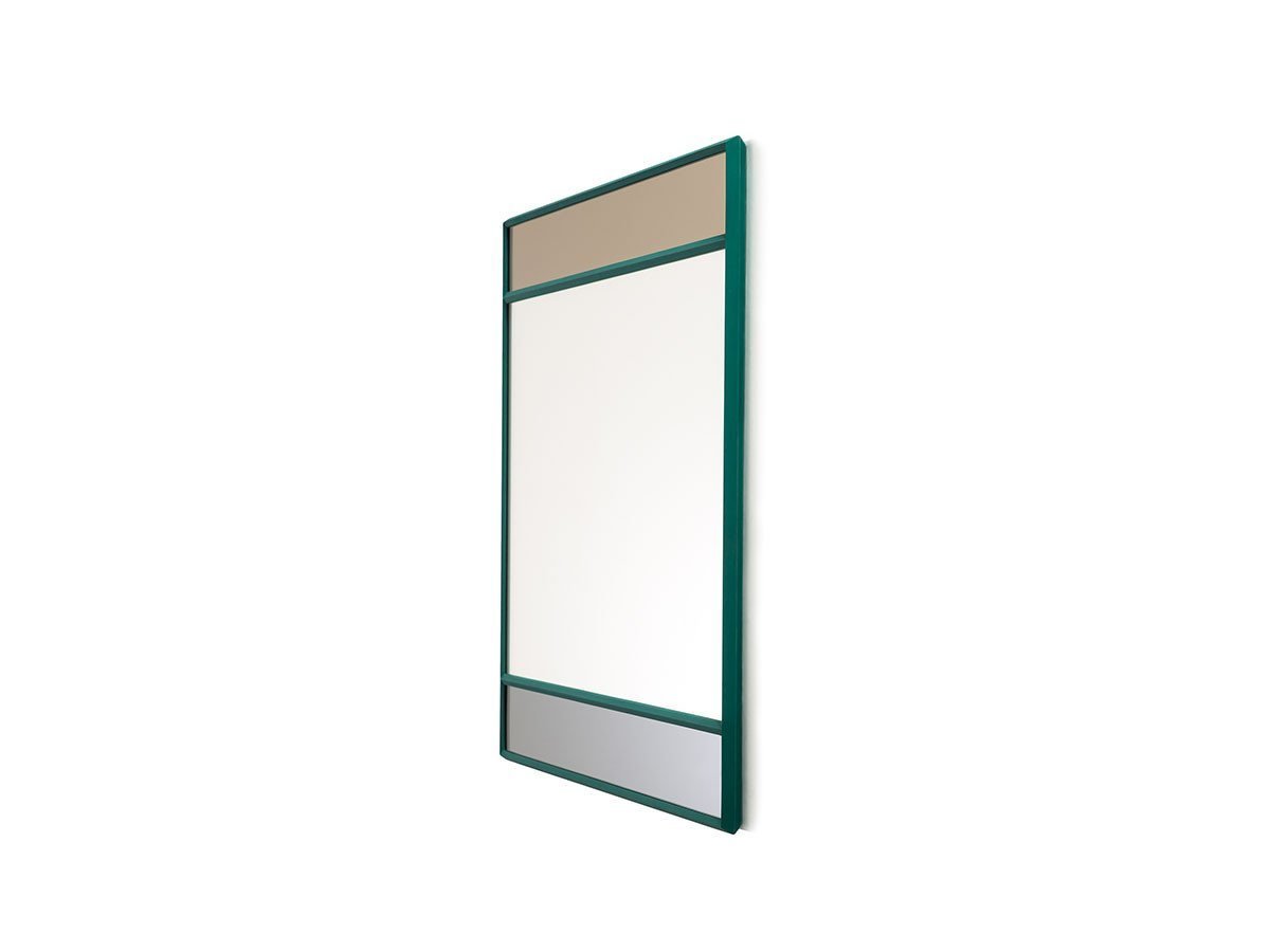 【マジス/MAGIS / GOODS】のVITRAIL / ヴィトレイル インテリア・キッズ・メンズ・レディースファッション・服の通販 founy(ファニー) 　送料無料　Free Shipping　アンティーク　Antique-Inspired　オーバル　Oval Design　ガラス　Glass, Glassware　コレクション　Collection, Seasonal Line　ストライプ　Stripe, Striped Pattern　フレーム　Frame, Outline　ホーム・キャンプ・アウトドア・お取り寄せ　Home Living / Home & Lifestyle / Camping Gear / Outdoor Camping　家具・インテリア　Home Furniture & Interior. Stylish & Functional Living Spaces　ミラー・ドレッサー　Mirrors & Dressers　壁掛けミラー・全身鏡・スタンドミラー　Wall Mirror　ホーム・キャンプ・アウトドア・お取り寄せ　Home Living / Home & Lifestyle / Camping Gear / Outdoor Camping　家具・インテリア　Home Furniture & Interior. Stylish & Functional Living Spaces　ミラー・ドレッサー　Mirrors & Dressers　ドレッサー・ミラー付き化粧台　Vanity Table for Bedroom　タイプ:50 × 50(グリーンフレーム|グレイ + ブラウン)|ID: prp329100004945346 ipo3291000000037118497