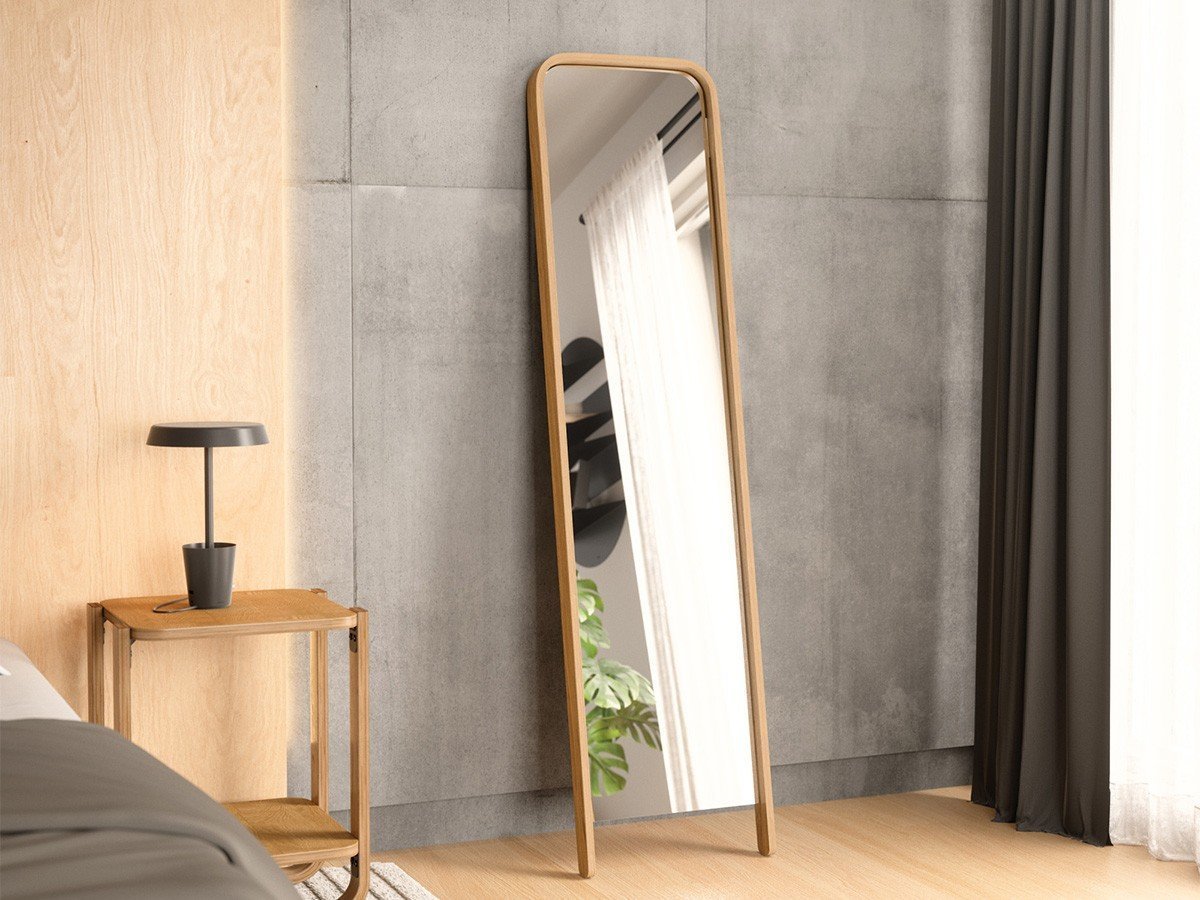【アンブラ/ANNEBRA】のBellwood Leaning Mirror / ベルウッド リーニングミラー 高さ157cm インテリア・キッズ・メンズ・レディースファッション・服の通販 founy(ファニー) 　送料無料　Free Shipping　シンプル　Simple, Minimal　スタンド　Stand Collar, Upright Stand　スリム　Slim, Slim Fit　フレーム　Frame, Outline　ホーム・キャンプ・アウトドア・お取り寄せ　Home Living / Home & Lifestyle / Camping Gear / Outdoor Camping　家具・インテリア　Home Furniture & Interior. Stylish & Functional Living Spaces　ミラー・ドレッサー　Mirrors & Dressers　壁掛けミラー・全身鏡・スタンドミラー　Wall Mirror　ホーム・キャンプ・アウトドア・お取り寄せ　Home Living / Home & Lifestyle / Camping Gear / Outdoor Camping　家具・インテリア　Home Furniture & Interior. Stylish & Functional Living Spaces　ミラー・ドレッサー　Mirrors & Dressers　ドレッサー・ミラー付き化粧台　Vanity Table for Bedroom　-|ID: prp329100004945352 ipo3291000000037118541
